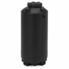 80 gallon plastic vertical corner tank in black