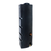 LOCKED - 80 Gallon Plastic Vertical Corner Tank in Black