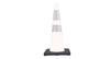Cortina 18" White Cone with Stencil "VALET ONLY" 2-Lines