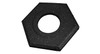 Grip-N-Go Channelizer - UNIT - Recycled Hexagon Rubber Base - 16 lbs. (18" x 1.5")