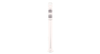 EZ Grab Delin KITS - 41" EZ Grab Straight White Post (2)4" HIP Collars & Base w/Clamp [3 PACK]