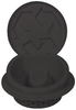 Dura-Cast Barrel Topper Lid - Black