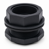 1 1/4" PP Female NPT Bulkhead Fitting w/ EPDM Gasket - polypropylene