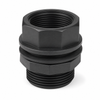 1" PP Female NPT Bulkhead Fitting w/ EPDM Gasket