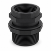 1/2" PP Female NPT Bulkhead Fitting w/ EPDM Gasket