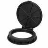 22" Vented Hinged Threaded Tank Manway (Ring Included)