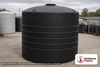 3000 Gallon Plastic Water Storage Tank - Black (95" x 109"). Manufacturer part number N-40635.