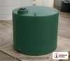 3000 Gallon Plastic Water Storage Tank - Black (95" x 109") - Green (CA) (N-40868) render