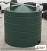 3450 Gallon Plastic Water Storage Tank - Green (N-44666) render