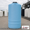 LOCKED - 1005 Gallon Blue Heavy Duty Vertical Liquid Storage Tank