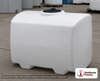 LOCKED - Norwesco 50 Gallon Ribbed Pest Control Operator Tank in White