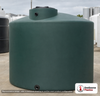 5000 Gallon Plastic Water Storage Tank - Black (119" x 112") - Green (N-42043) render