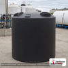 2000 Gallon Plastic Water Storage Tank - Black (90" x 84"). 2000 gallon capacity; Polyethylene; Black; 84" H x 90" W x 90"