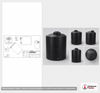 5000 Gallon Plastic Water Storage Tank - Black (102" x 152")