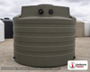 3000 Gallon Plastic Water Storage Tank - Green (102" x 93"). . Manufacturer part number N-43140. Sold by OneSource Plastics (https://www.onesourceplastics.com).