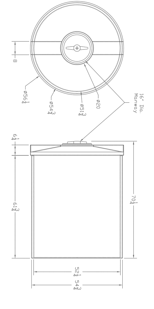 Chem-Tainer Cone Bottom Tank Stands