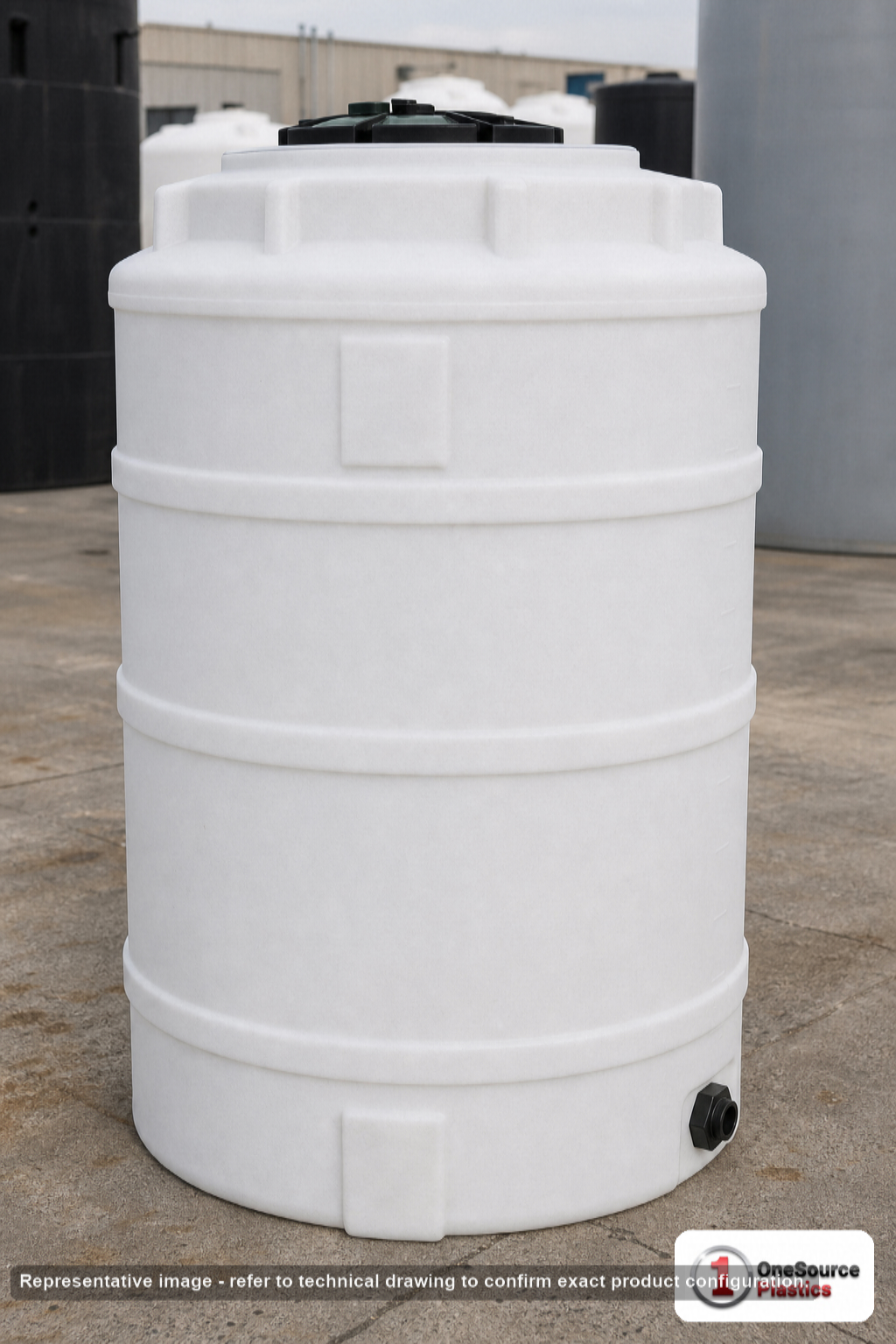 salsation タンク　Ｓサイズ Snyder 400 Gallon Plastic Vertical Chemical Storage - SII-32306