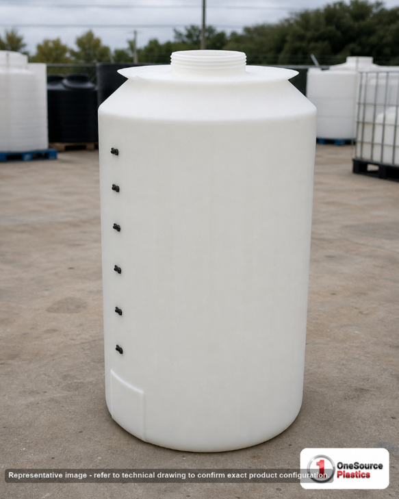 65 Gallon Vertical Liquid Storage Tank. Manufacturer part number N-45192.