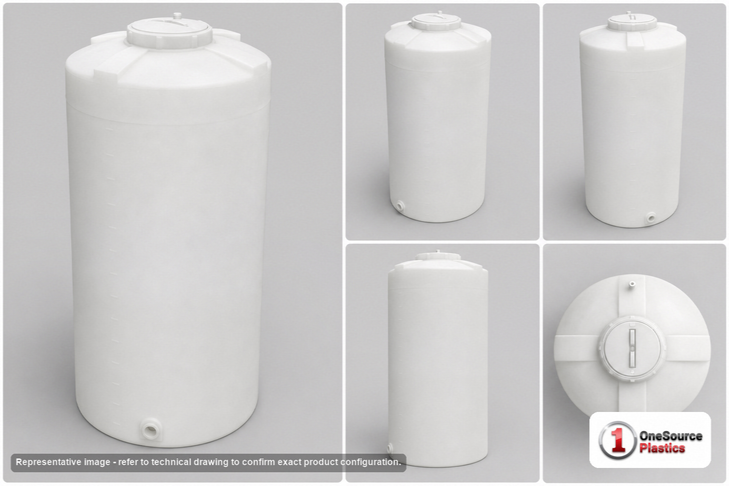 140 Gallon Vertical Liquid Storage Tank