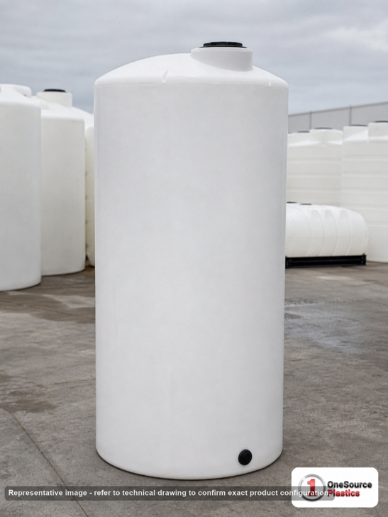 310 Gallon Vertical Liquid Storage Tank. . Manufacturer part number N-43625. Sold by OneSource Plastics (https://www.onesourceplastics.com).