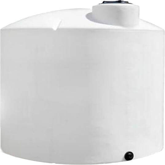 2100 Gallon Vertical Liquid Storage Tank - Natural White (87" x 89")