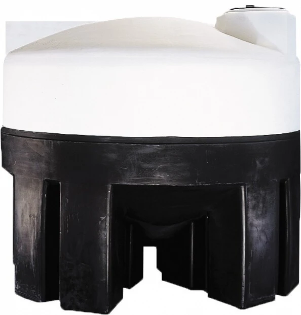 550 Gallon 20 Degree Cone Bottom Tank with Poly Stand