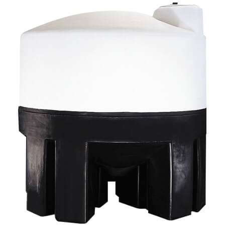 2500 Gallon 30 Degree Cone Bottom Tank with Poly Stand