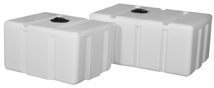 Norwesco 1050 Gallon Plastic Portable Loaf Utility Tank in White