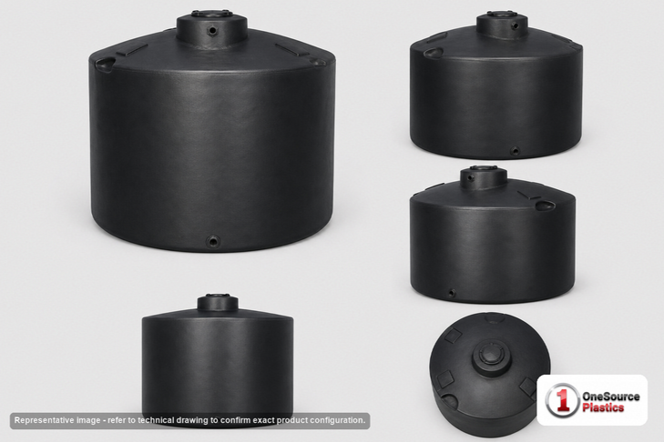 Norwesco 2000 Gallon Vertical Water Storage Tank