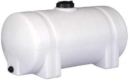 Norwesco 65 Gallon Horizontal Leg Tank in White