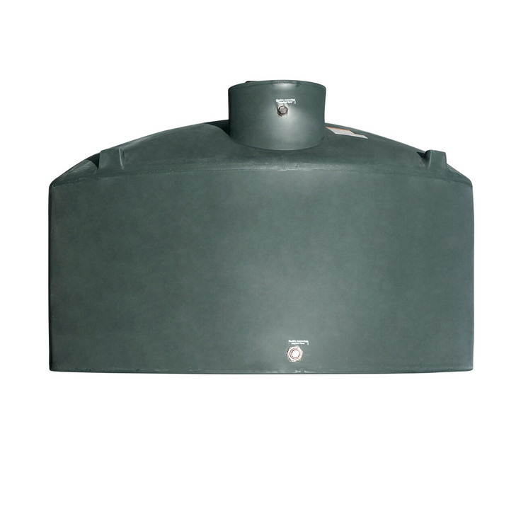 Snyder Industries 5100 Gallon Plastic Vertical Water Storage Tank in Green