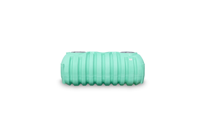 Norwesco 1000 Gallon Plastic Two Compartment Septic Tank wit