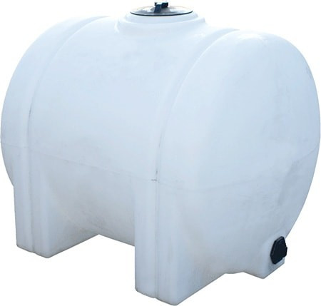 Norwesco 225 Gallon Horizontal Leg Tank in White