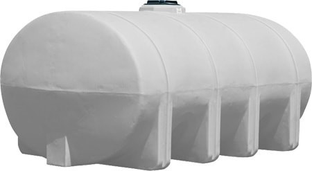 Norwesco 2635 Gallon Horizontal Elliptical Leg Tank in White