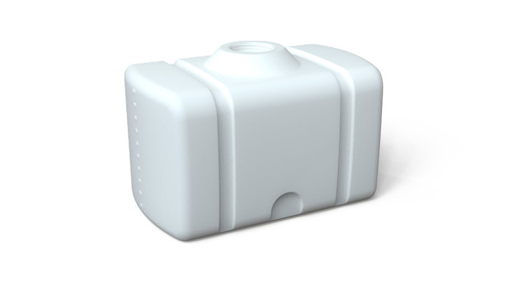 Norwesco 100 Gallon Flat Bottom Tank w/Slosh Guard White