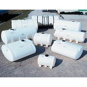 Snyder Industries 750 Gallon Plastic Horizontal Leg Tank with Securing Hoops