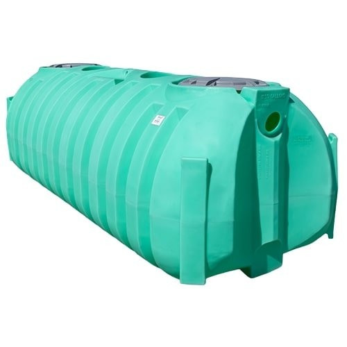 Norwesco 1250 Gallon Plastic One Compartment Septic Tank with Loose Plumbing and Low Profile Design - IAPMO Certified