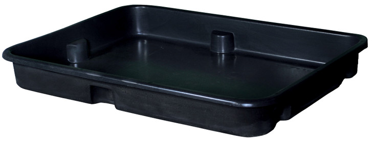 Norwesco 140 Gallon Plastic Containment Tray in Black