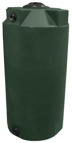 Bushman 150 Gallon Plastic Vertical Water Storage Tank in Green