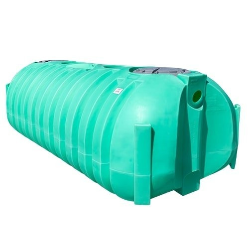 Norwesco 1500 Gallon Plastic Two Compartment Septic Tank with Loose Plumbing and Low Profile Design- IAPMO Certified