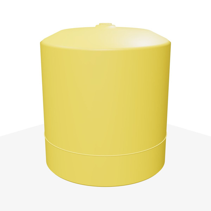 Norwesco 15000 Gallon Plastic Vertical Fertilizer Storage Tank in Yellow
