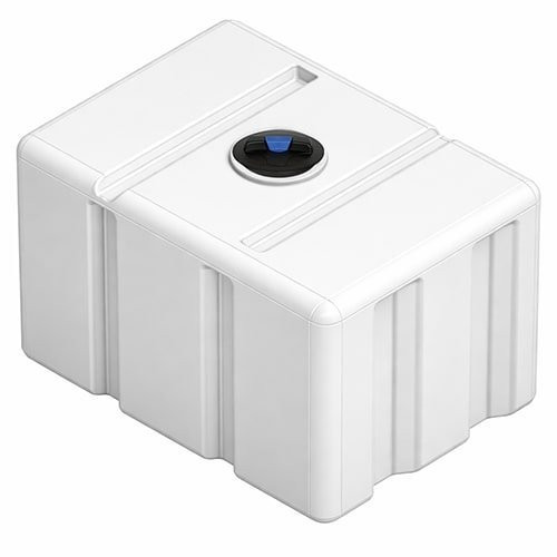 Norwesco 200 Gallon Plastic Portable Loaf Utility Tank in White