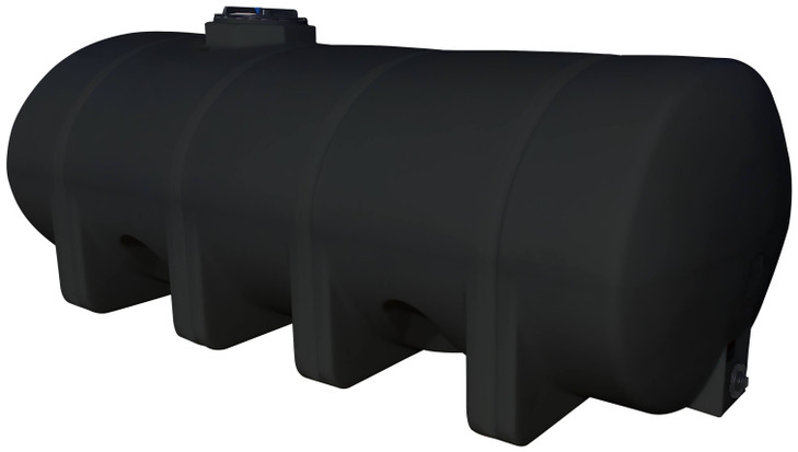 Norwesco 2035 Gallon Horizontal Elliptical Leg Tank in Black