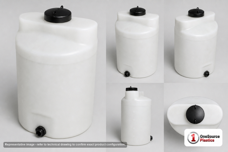Norwesco 25 Gallon Vertical Liquid Storage Tank