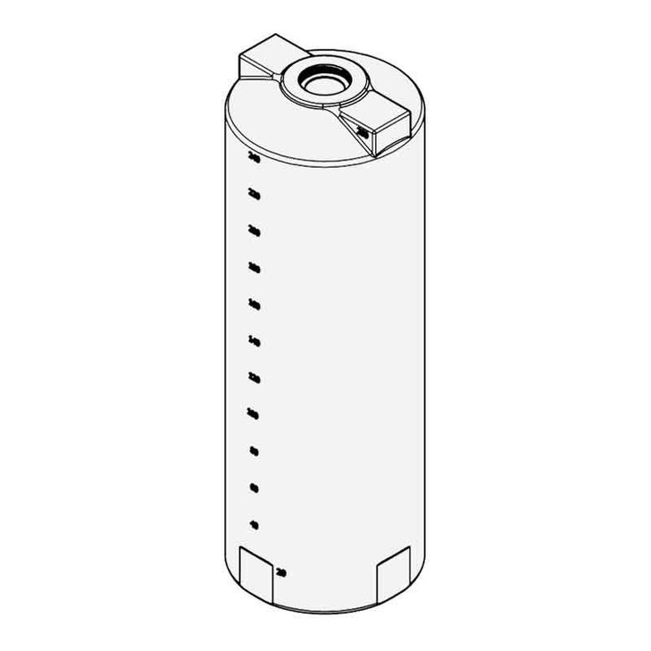 Snyder Industries 250 Gallon XLPE Vertical Storage Tank 1.9 S.G.