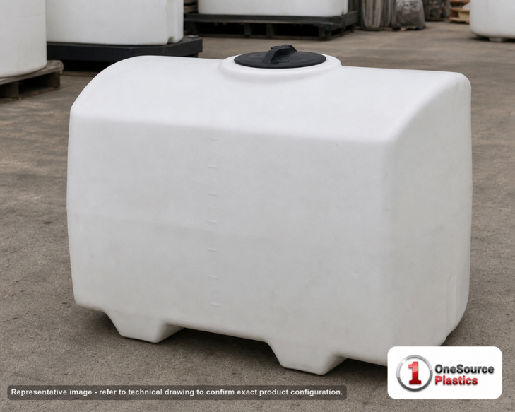 Norwesco 30 Gallon Plastic Pest Control Operator Tank in White. Polyethylene; White; 23" H x 19" W x 25" L.