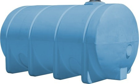 Norwesco 3135 Gallon HDPE Horizontal Elliptical Leg Tank in Blue