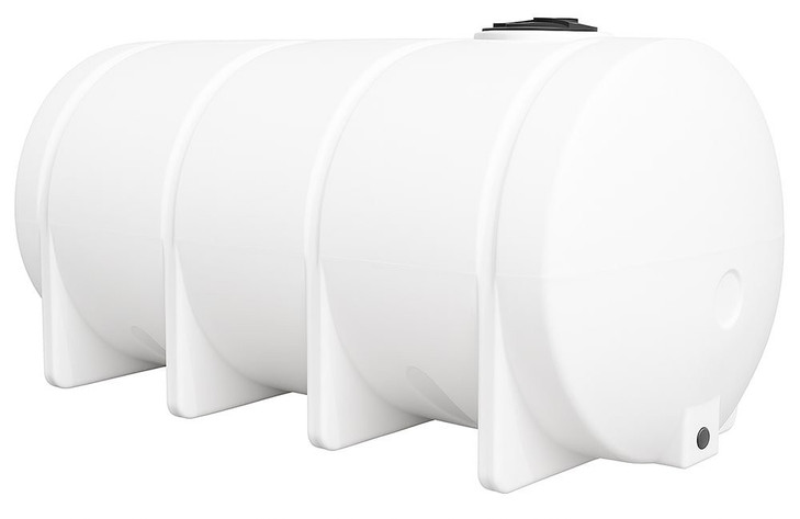 Norwesco 3135 Gallon Horizontal Elliptical Leg Tank in White