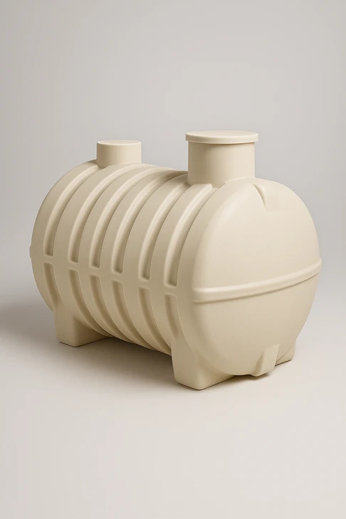 Norwesco 325 Gallon Underground Water Tank - white, polyethylene, 54" L x 54" W x 54" H (additional view)