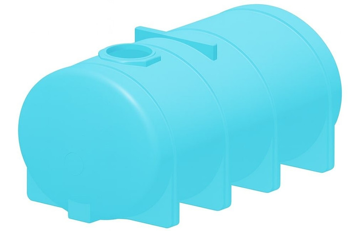 Norwesco 3250 Gallon HDPE Horizontal Leg Tank in Blue